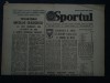 ZIARUL SPORTUL 10 DECEMBRIE 1983