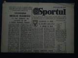 ZIARUL SPORTUL 10 DECEMBRIE 1983
