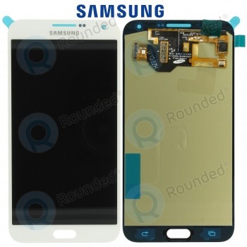 Samsung Galaxy E7 (SM-E700) Modul display LCD + Digitizer alb GH97-17227A foto