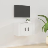 Cumpara ieftin Dulap TV cu montaj pe perete, alb, 57x34,5x40 cm