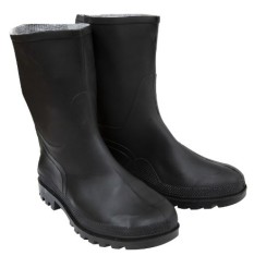 Cizme din PVC Tip Bursuc Negre - 41 - 645246 foto
