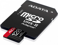 Card de Memorie MicroSD ADATA, 128GB, Adaptor SD, Class 10 foto