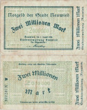 1923 ( 1 VIII ) , 2,000,000 mark - Neuwied ( Germania )