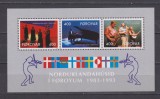 INSULELE FAROE 1993 MUZICA MI. BL.6 MNH, Nestampilat