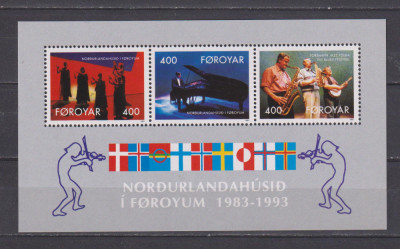 INSULELE FAROE 1993 MUZICA MI. BL.6 MNH foto