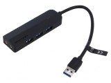 Hub USB 3.0 Plug and Play Black, Vention