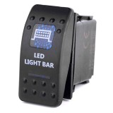 Cumpara ieftin Buton Intrerupator, Comutator, ON OFF, Auto, 12V 24V, cu LED Panou, Lumina Albastra, LED LIGHT BAR
