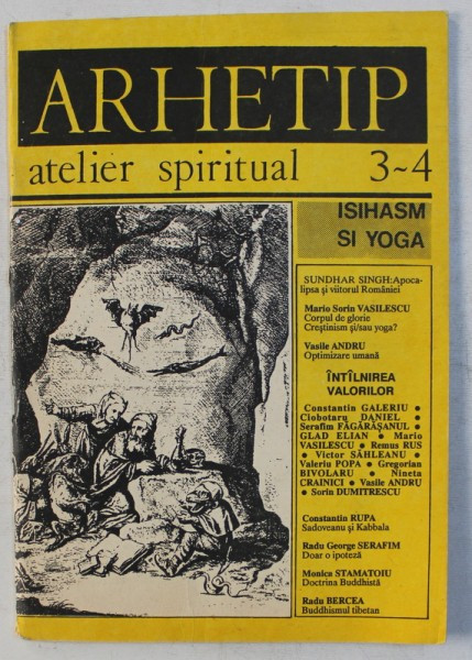 REVISTA &#039; ARHETIP &#039; - ATELIER SPIRITUAL , NUMAR SPECIAL 3 - 4