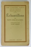 ECHANTILLONS par RAMON GOMEZ DE LA SERNA , 1923, PREZINTA URME DE UZURA