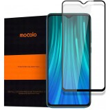 Folie Protectie Ecran Mocolo pentru Xiaomi Redmi Note 8T, Sticla securizata, Full Face, Full Glue, Neagra