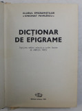 DICTIONAR DE EPIGRAME de MIRCEA TRIFU , 1981 *DEDICATIE