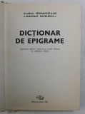 DICTIONAR DE EPIGRAME de MIRCEA TRIFU , 1981 *DEDICATIE