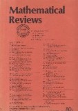 Mathematical Reviews, March 1980