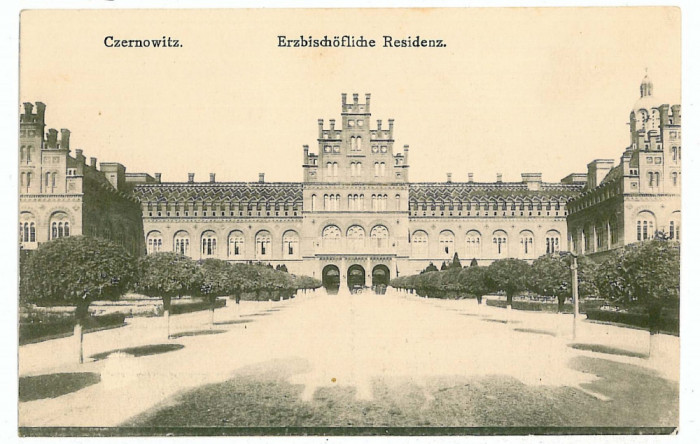 1168 - CERNAUTI, Bucovina - old postcard - unused