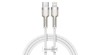 Baseus Cafule Cablu USB C - Lightning, PD, 20W, 1m (alb)