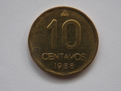 10 CENTAVOS 1988 ARGENTINA foto