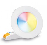 Spot LED Miboxer 6W RGB+CCT 600lm 118x38mm 2700K 6500K, 16 milioane de culori intensitatea luminii ajustabila, control de la distanta 30m 2.4GHz