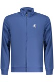 Cumpara ieftin U.S. Grand POLO Bluza barbati cu fermoar si logo alb brodat , regular fit, albastru, S