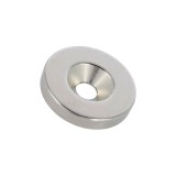 Magnet Neodim Fix 4mm 66N &Oslash;24mm Orificiu 5.5mm