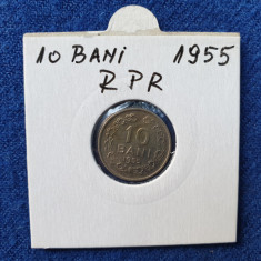 Moneda Republica Populara Romana 10 Bani 1955 - superba stare foarte buna luciu