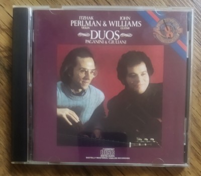 CD Itzhak Perlman, John Williams, Niccol&amp;ograve; Paganini, Mauro Giuliani &amp;ndash; Duos foto