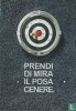 CY - Scrumiera portabila "Prendi di Mira il Posacenere / Tinteste Scrumiera!"