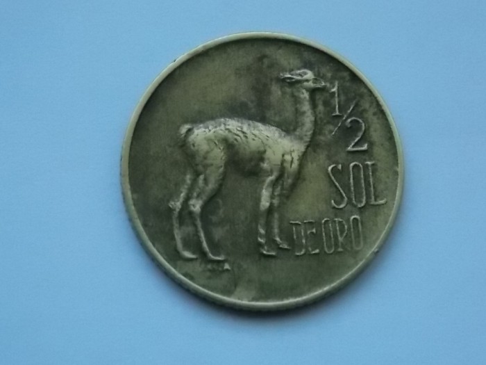 1/2 SOL DE ORO 1973 Peru