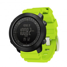 Ceas barbatesc North Edge Apache Sport Militar Altimetru Busola Temperatura Barometru Alarma Verde