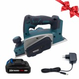 Cumpara ieftin Pachet Rindea fara acumulator 20V WAINER EP1, lățime 82 mm, ad&acirc;ncime 2 mm + Acumulator 2Ah + Incarcator 20V