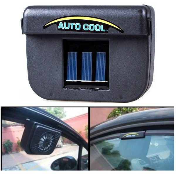 Ventilator auto cu alimentare solara pentru geam automobil, Auto Cool