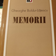 MEMORII - GHEORGHE BOLDUR LATESCU, ED UNIVERSAL DALSI 2008, 379 P