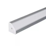 Profil aluminiu pentru banda LED 2m 19mm x 19mm mat V-TAC