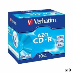 CD-R Verbatim AZO 700 MB 52x 10 Piese (10 Unități)
