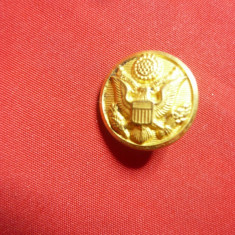 Nasture Militar metal aurit SUA ,d=1,3cm