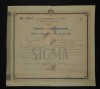 CERTIFICAT DE ABSOLVIRE, LICEUL &quot; AL. HASDEU &quot; BUZAU, 1916