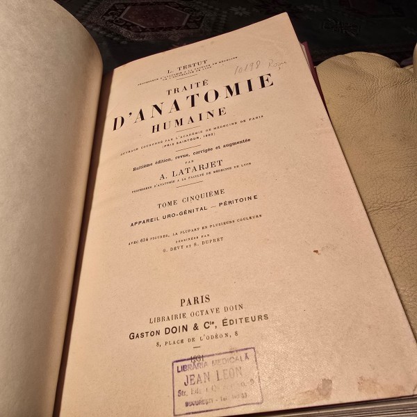 TRAITE DANATOMIE HUMAINE - A. LATARJET