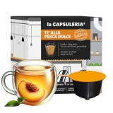 Cumpara ieftin Ceai de Piersici, 96 capsule compatibile Dolce Gusto, La Capsuleria