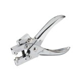 Perforator Kangaro EP-20, 20 coli, 1 orificiu, aplicare nituri, metalic, argintiu, + 100 nituri