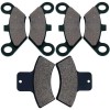 Set Placute Frana ATV Linhai 250 260 275 300 320 370 400 420 cc, Fata+Spate, 3 Etriere, Cod 22245 22111