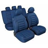 Huse scaun De-Luxe Sport Edition jacquard high-quality 9buc - Albastru Garage AutoRide, Lampa