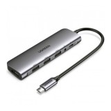 UGREEN USB-C 6 in 1 Hub (HDMI + 3 * USB 3.0 + 3.5mm AUX + USB-C PD Port