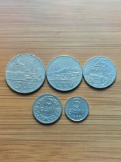 Lot 5 monede Romania Perioada Comunista anul 1966