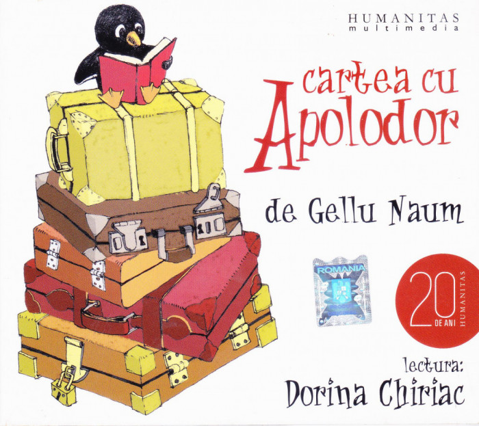 CD Audiobook: Cartea cu Apolodor de Gelu Naum ( original, Ed. Humanitas )