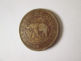 Liberia 2 Cents 1937, Africa, Cupru (arama)