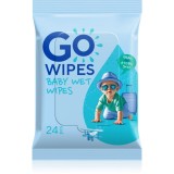 GoWipes Baby Wet Wipes servetele delicate pentru copii pentru piele foarte sensibila sau cu dermatita atopica 24 buc
