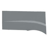 Aripa spate Fiat Doblo (119/223) 2001-01.2010, parte montare dreapta, pentru modele cu usa culisanta, 304084-4, Aftermarket, Rapid