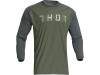 MBS Tricou motocross/enduro Thor Terrain, verde/gri, 2XL, Cod Produs: 29107170PE
