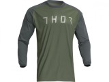 Tricou Moto Thor Terrain Army/Charcoal 3X, MBS Jersey, Echipament Enduro/MX