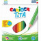 Set 24 creioane colorate hexagonale-Carioca