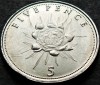 Moneda Gibraltar 5 Pence 2016, Numismatica Exotica, Cod 4450